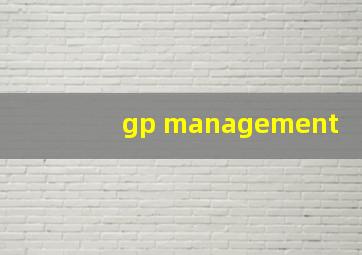 gp management